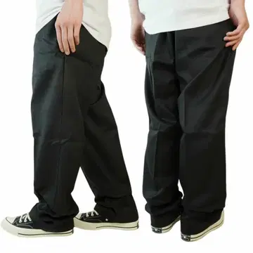 W32 새상품 디키즈 DICKIES 874 워크 팬츠 스트레치 소재 블랙