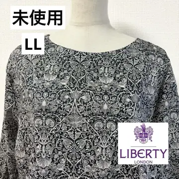 미사용 Brillage 리버티 긴팔 블라우스 로덴우드 타나론 LL