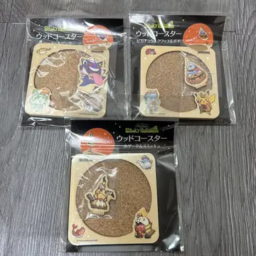 미사용 새상품 포켓몬 할로윈 코스터 세트