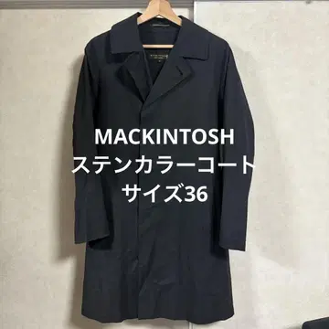 MACKINTOSH 매킨토시 고무 코팅 스텐카라 코트 던켈드 36