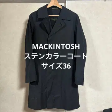 MACKINTOSH 매킨토시 고무 코팅 스텐카라 코트 던켈드 36