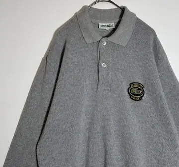 CHEMISE LACOSTE 슈미즈 라코스테 자수 로고 긴팔 피케 셔츠