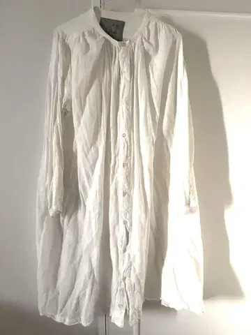 08Mab 화이트 셔츠 원피스 M-L