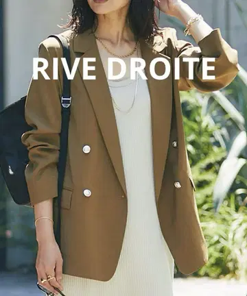 리브 드와 스트레치 트윌 테일러드 자켓