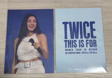 TWICE 마카오 공연 VIP 혜택 엽서 지효