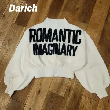 새상품급 Darich 다리치 그래픽 볼륨 니트탑