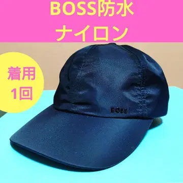 BOSS 방수 나일론 블랙 캡
