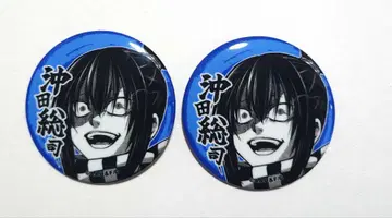 종말의 발키리 캔뱃지 오키타 소지