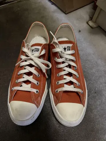 Converse All Star 오렌지 스니커즈