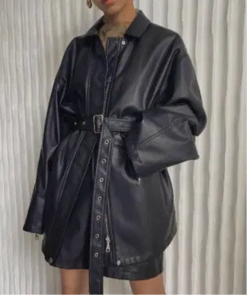 Ameri VINTAGE GENTLE FAKE LEATHER JACKET
