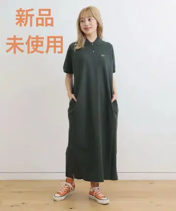 미사용 새상품 BEAMS BOY [ 별주 ] LACOSTE 원피스 38