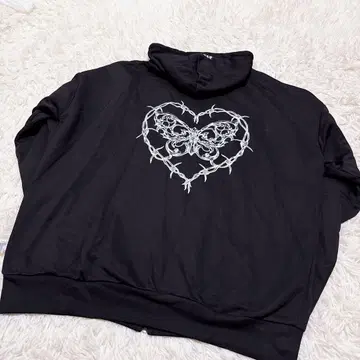 Pium 피움 Papillon Captif 오버 사이즈 지퍼 후드티