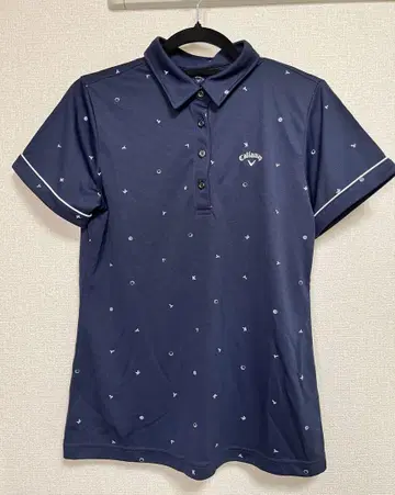 미사용 새상품 Callaway 피케 셔츠 LL 네이비