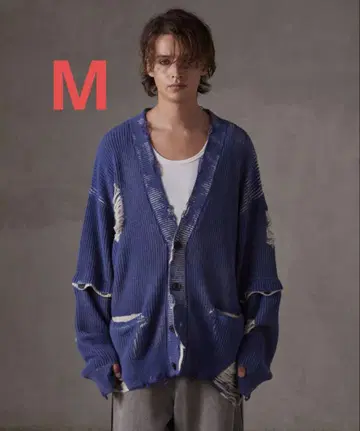 [ 미사용 새상품 ] GRANCY 가디건 블루 M 사이즈