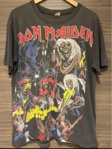 귀 페이드 IRON MAIDEN 빈티지 밴드 T셔츠 기무라 타쿠야