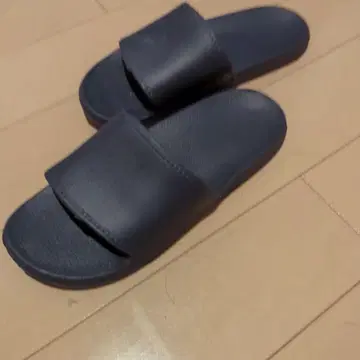 네이비 슬라이드 샌들