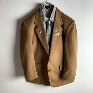 코디 세트 캐시미어 100% 카멜색 핀즈 스웨이드 라이크 올 패턴 멋짐