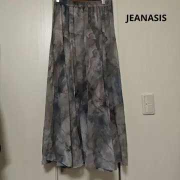 JEANASIS 뉴앙스 프린트 플레어 SK