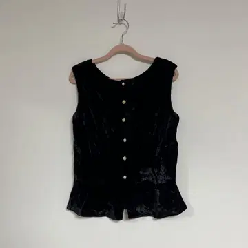 블랙 벨벳 슬리브리스 상의 요리코 히라오카