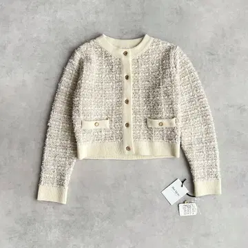 Her lip to Mercer Tweed Cardigan 베이지 M