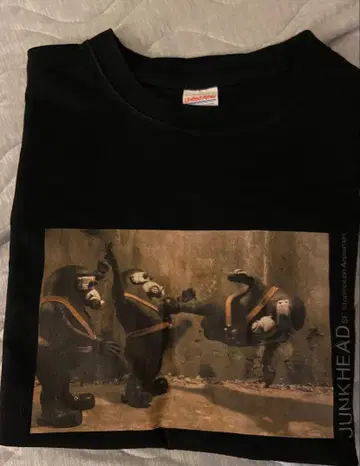 JUNK HEAD 3 바보 드롭킥 T셔츠 (블랙)