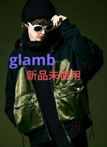 미사용 새상품 glamb/그램 나일론 스위치 후디 후드티
