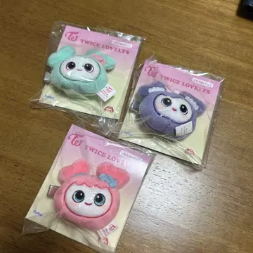 TWICE LOVELYS 봉제 인형 헤어핀 GiGO 한정판 MISAMO