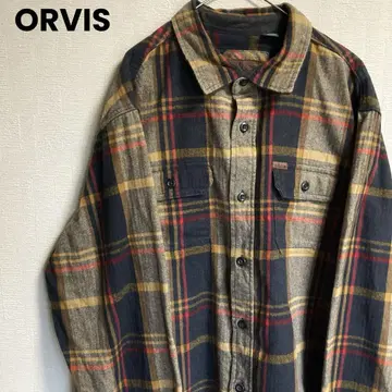 ORVIS 오비스 체크 플란넬 셔츠