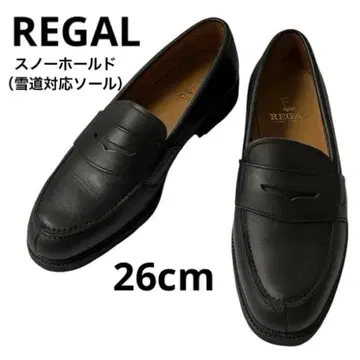 REGAL 로퍼 26cm EE 블랙 스노우 홀드 밑창 리갈