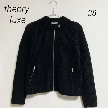 0554 theory luxe 띠어리 블랙 니트 자켓 긴팔