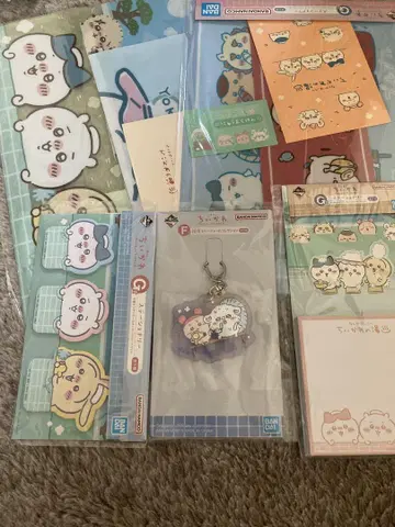 치이카와 제일복권 F G 클리어 파일 러버 참 메모 포스트잇