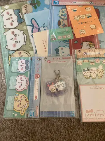 치이카와 제일복권 F G 클리어 파일 러버 참 메모 포스트잇