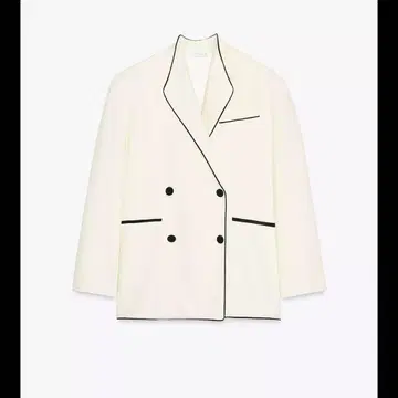 ZARA ZW 대비 파이핑 자켓 M 사이즈