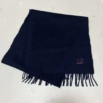 dunhill 던힐 캐시미어 100% 머플러 네이비