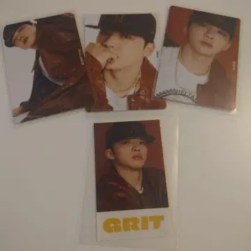 GRIT 류헤이 트레이딩 카드 3장 세트 특전 스티커