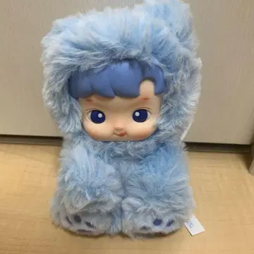 POPMART HACIPUPU 하치푸푸 구미 베어 봉제 인형 블루베리