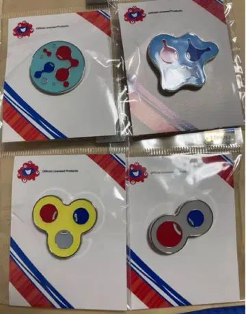 오사카 만박 미야쿠미야쿠 코미야쿠 핀 배지 코먀쿠 4점 세트