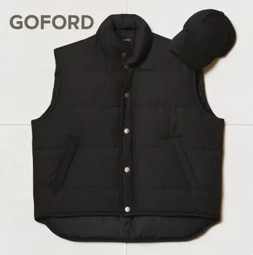 J1517@ GOFORD 다운 베스트 L 블랙