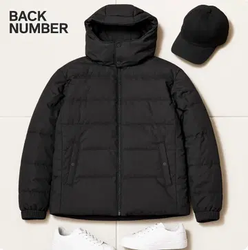J1514@ BACK NUMBER 다운 자켓 XL 그레이