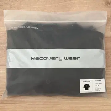 [ 새상품 ] SIXPAD Recovery Wear 피케 셔츠 M 블랙