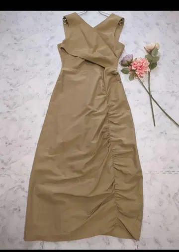MEER. 메아 cross gather dress