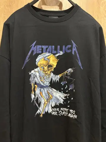 새상품 메탈리카 Metallica 패스헤드 2007년 롱티 4L