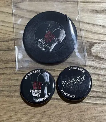 싱어즈 하이 캔뱃지 뮤직 키링 Hype The Rock