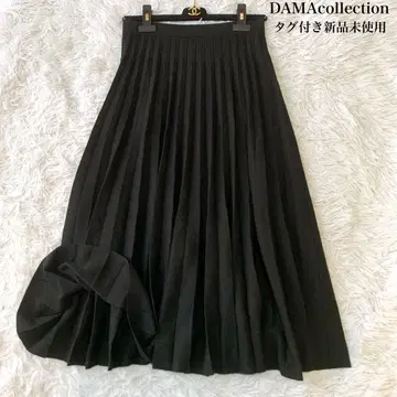 DAMAcollection 플리츠 니트 롱 스커트 미사용 새상품 M