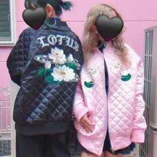 BUBBLES 버블스 퀼팅 블루종 블랙