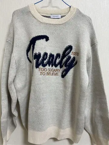 Treacly 자수 스웨터 L 사이즈