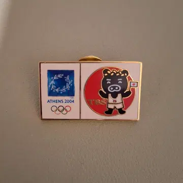 아테네 올림픽 2004 TBS 캐릭터 핀 배지