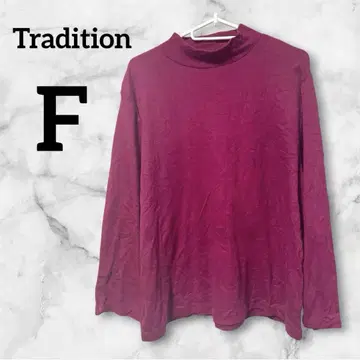 익명 배송 Tradition [ F ] 터틀넥 긴팔 캐주얼 상의
