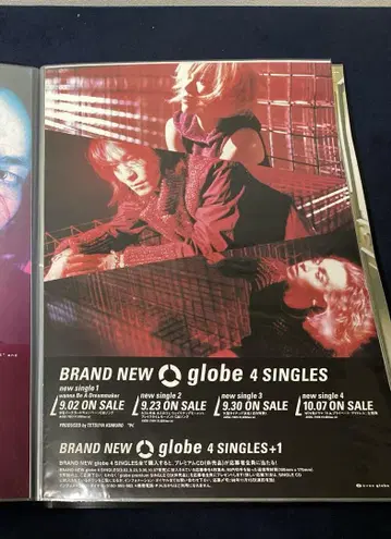 [ 새상품급 ] globe 포스터 BRAND NEW 4 SINGLES