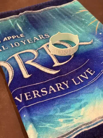 FJORD ANNIVERSARY LIVE 타월과 밴딩
